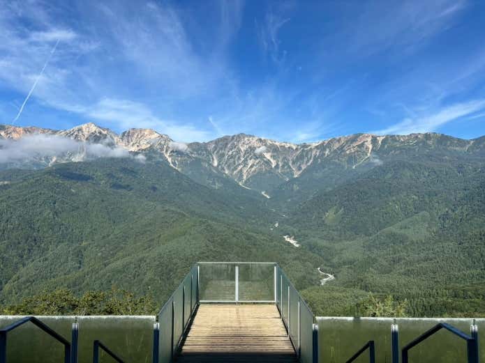 絶景テラスを貸切!早朝の白馬岩岳で贅沢な森林浴と朝活旅
