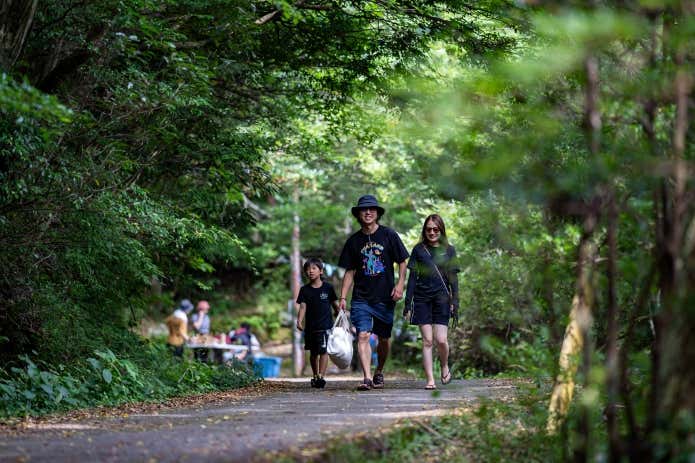 夏休み最後の週末は、家族で雲仙の森へ