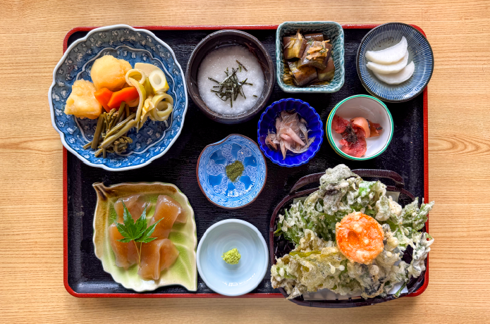 浅間坂 ⽊庵の料理