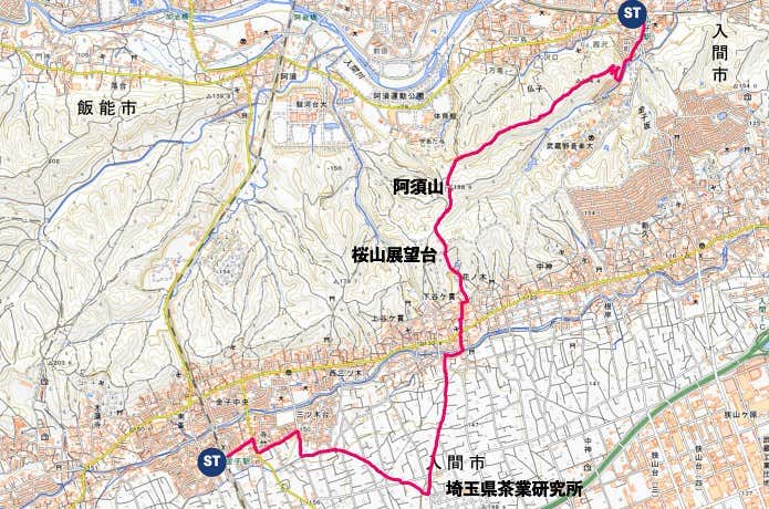 加治丘陵MAP
