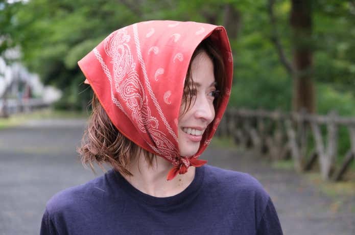 ほっかむりスタイル
