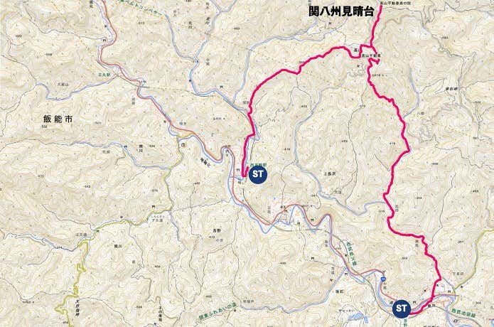関八州見晴台MAP