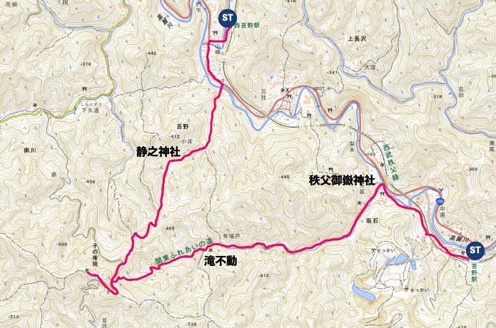 子の権現MAP