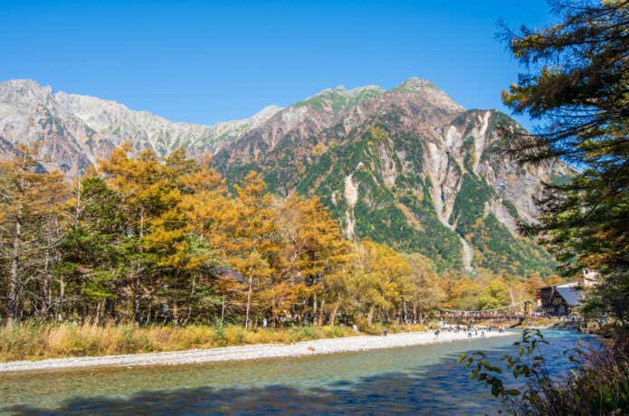 上高地の紅葉