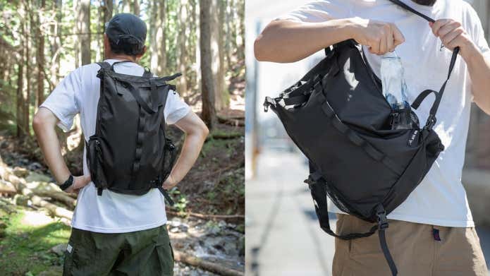 登山用アタックザックとして・キャンプ用お風呂セット入れとして・旅行用デイパックとして