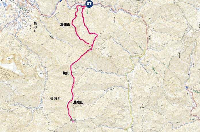 武川岳MAP