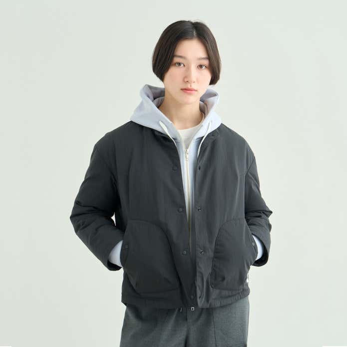 HINOC RIPSTOP INNER DOWN CARDIGAN W