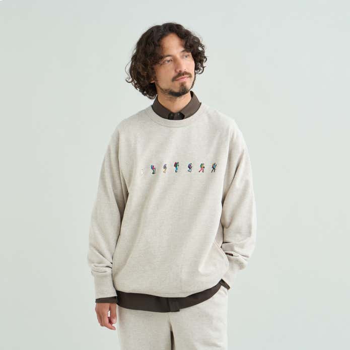 ECO HYBRID TRAVERSE EMB SWEAT