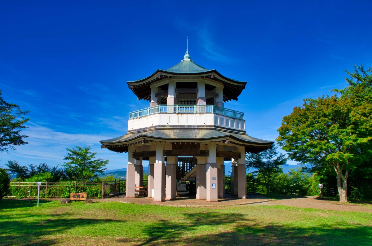 弘法山公園の展望台