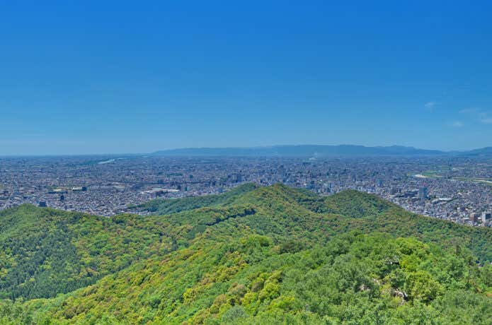 金華山 展望台より岐阜市内